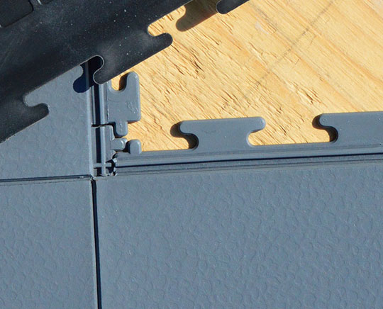 SMOOTH TuffSeal PUR PVC floor tile interlocking joint