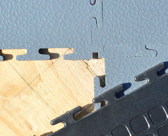 TUFF 7 Heavy Duty interlocking PVC Floor tiles